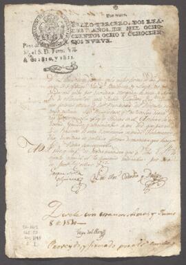 Entrega de testimonio