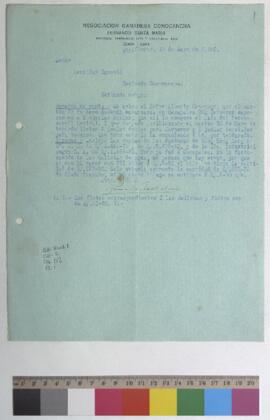 Embarcación de ganados y envío de facturas