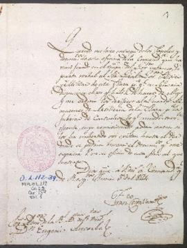 Estado de los documentos en la Real Aduana