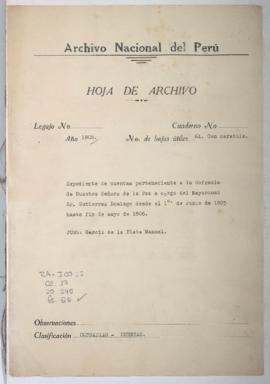 Cuentas de cargo y data