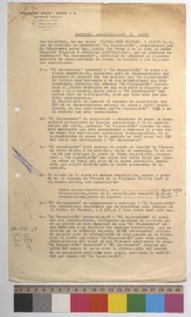 Contrato por abastecimiento de carne.