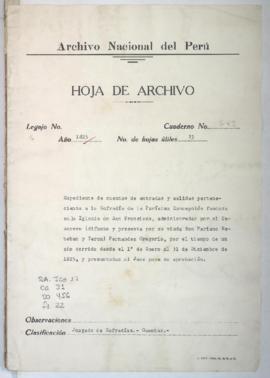 Cuentas de cargo y data
