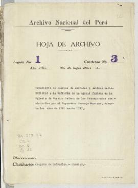 Cuentas de cargo y data