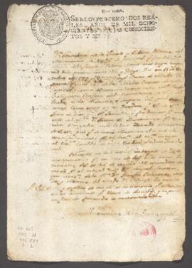 Entrega de testimonio