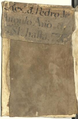 Protocolo notarial de Pedro Josep de Angulo