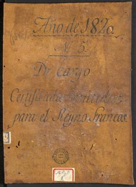 Libro de cargos de certificados