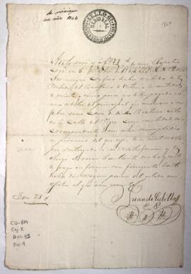 Pago de rédito gravado sobre una casa en la calle Tigre