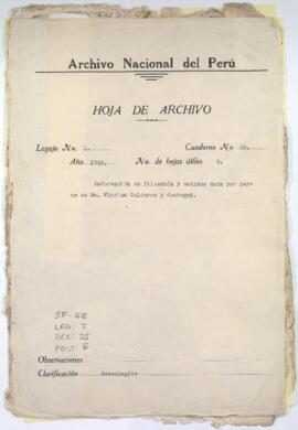 Filiación y genealogía