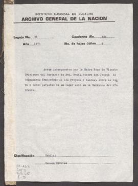 Testimonio de escritura