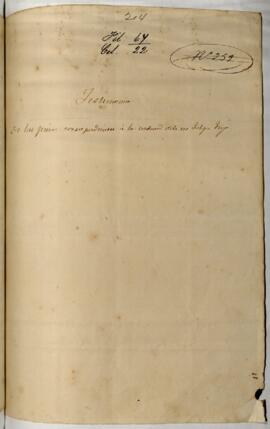 Testimonio de condena