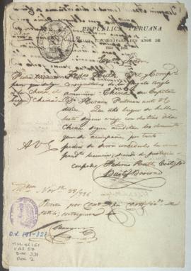 Solicitud de licencia de salida para barco