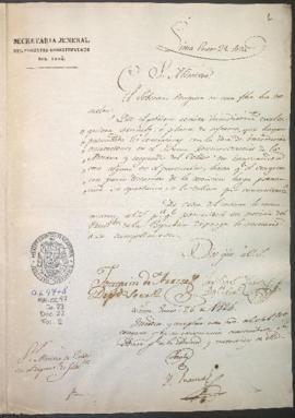 Prohibición de reforma de la Aduana y Resguardo del Callao