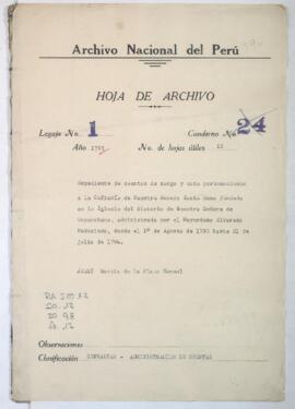 Cuentas de cargo y data