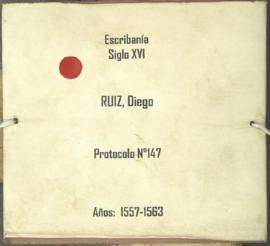 Protocolo notarial de Diego Ruiz