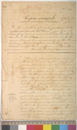 Escritura de venta de fundo