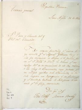 Remisión de relación de clases de comerciantes