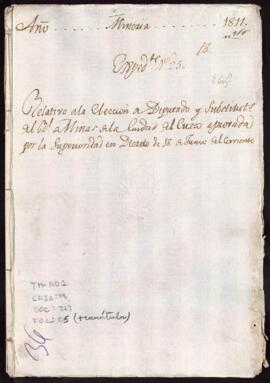 Elección de diputado y substitutos