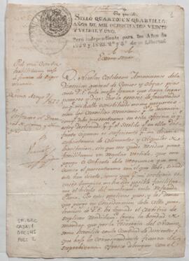 Entrega de cantidad de pesos