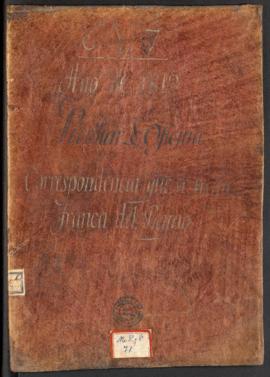 Libro de cargo de correspondencias