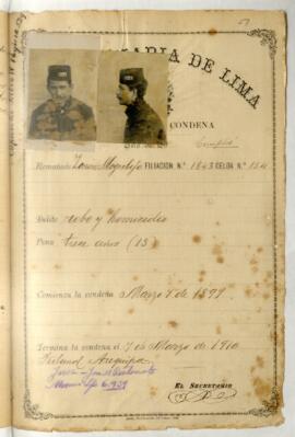 Testimonio de condena