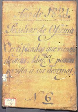 Libro de cargos de certificados