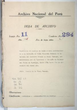 Aprobación de cuentas