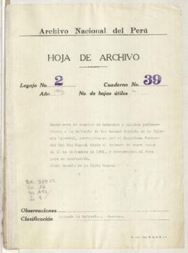 Aprobación de cuentas