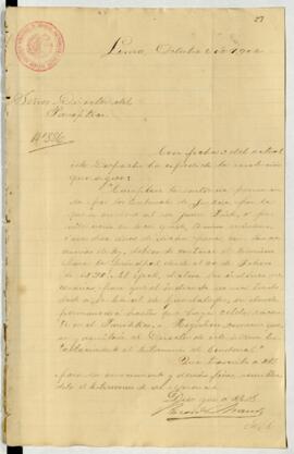 Testimonio de condena