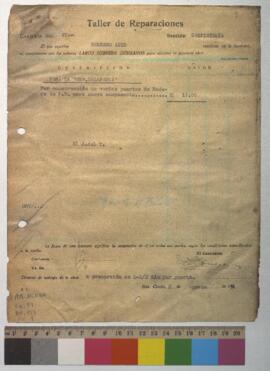 Trabajo de carpintería