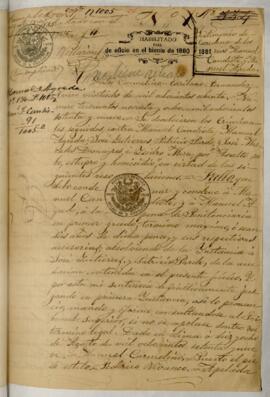 Testimonio de condena