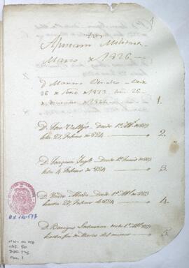 Relación de ajustamientos