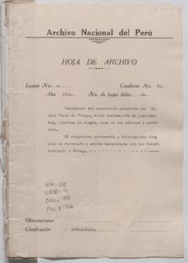 Limpieza de sangre y méritos y servicios