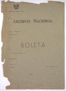 Protocolo notarial de Teodoro Ayllon Salazar
