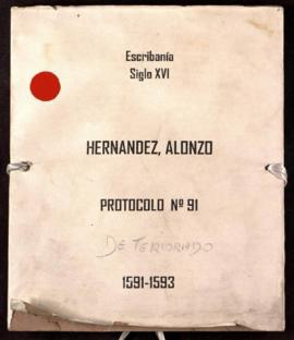 Protocolo notarial de Alonso Hernández