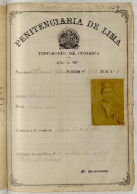 Testimonio de condena