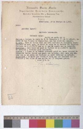 Envío de copia de factura, recojo de encomienda y envío de periódico y crayones