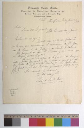 Remisión de lana y envío de copia de factura