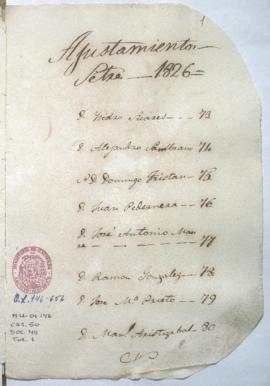 Relación de ajustamientos