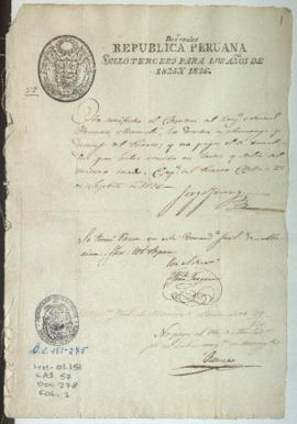 Solicitud de licencia de salida para barco