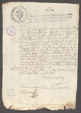 Entrega de testimonio