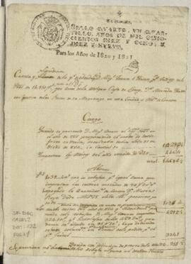 Borrador de liquidación de cuentas
