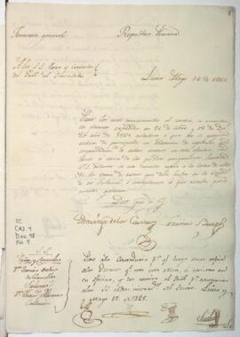 Remisión de decretos