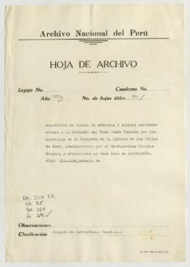 Aprobación de cuentas