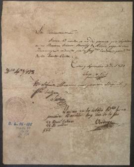 Permiso de depósito en barraca