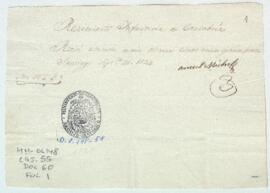 Confirmación de recepción de dinero