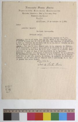 Recepción de letras, envío de dinero y copias d efacturas
