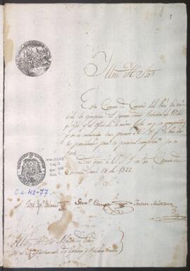 Recepción de supremo decreto