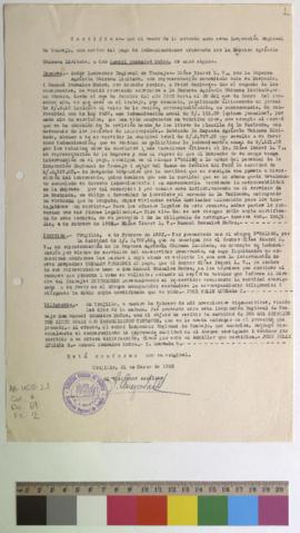 Certificado de indemnización