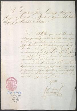 Nombramiento del jefe interino del Estado Mayor