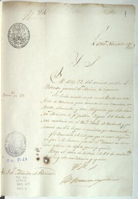 Solicitud de un escribano